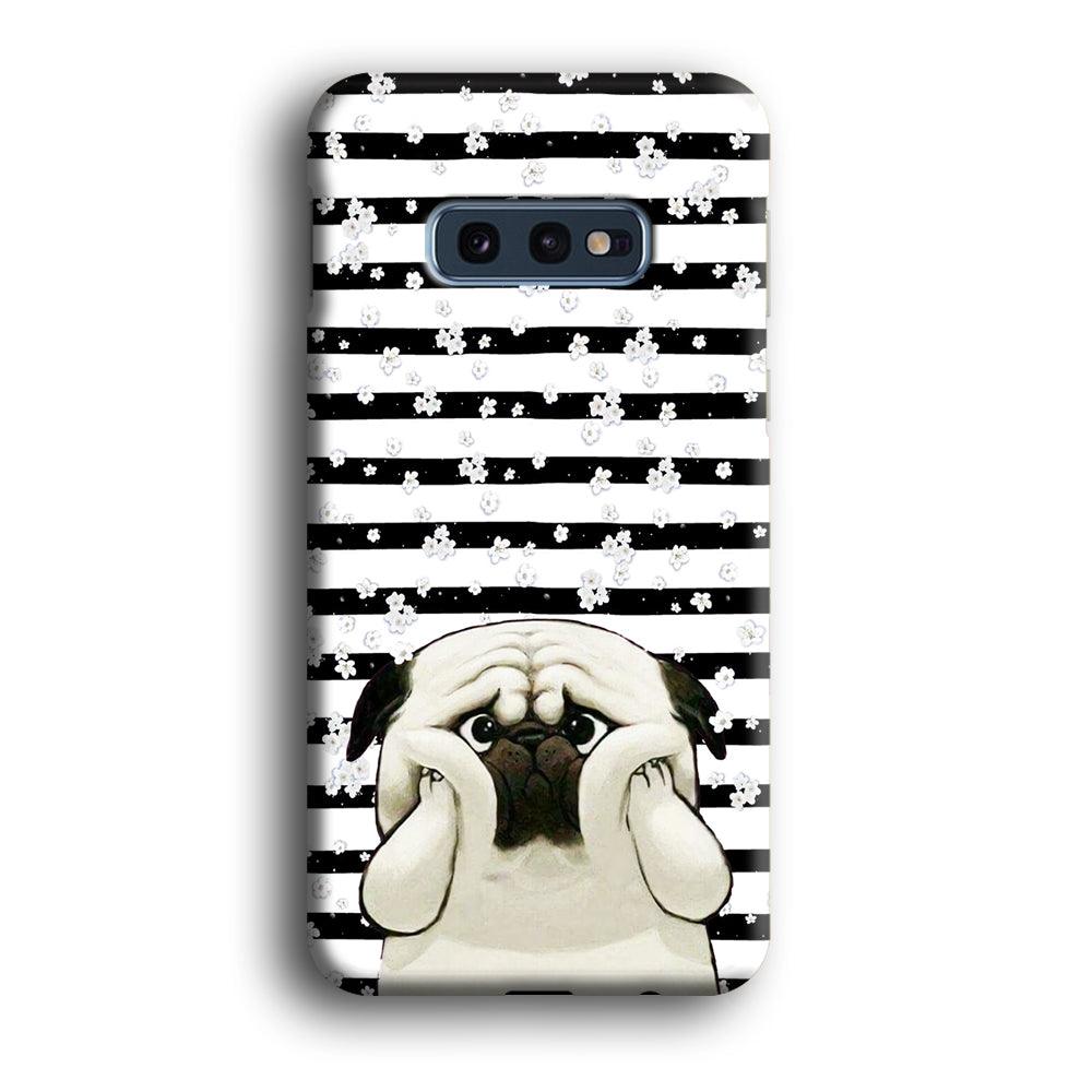 Chubby Face Pug Samsung Galaxy S10E Case-Oxvistore