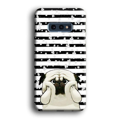 Chubby Face Pug Samsung Galaxy S10E Case-Oxvistore