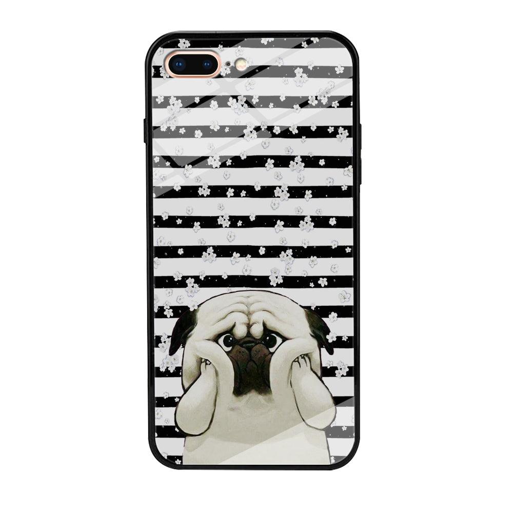 Chubby Face Pug iPhone 7 Plus Case-Oxvistore