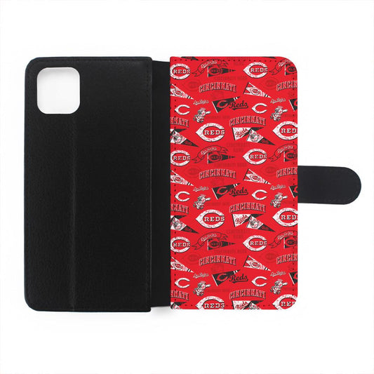 Cincinnati Reds Vintage Flip Wallet Phone Case-Oxvistore