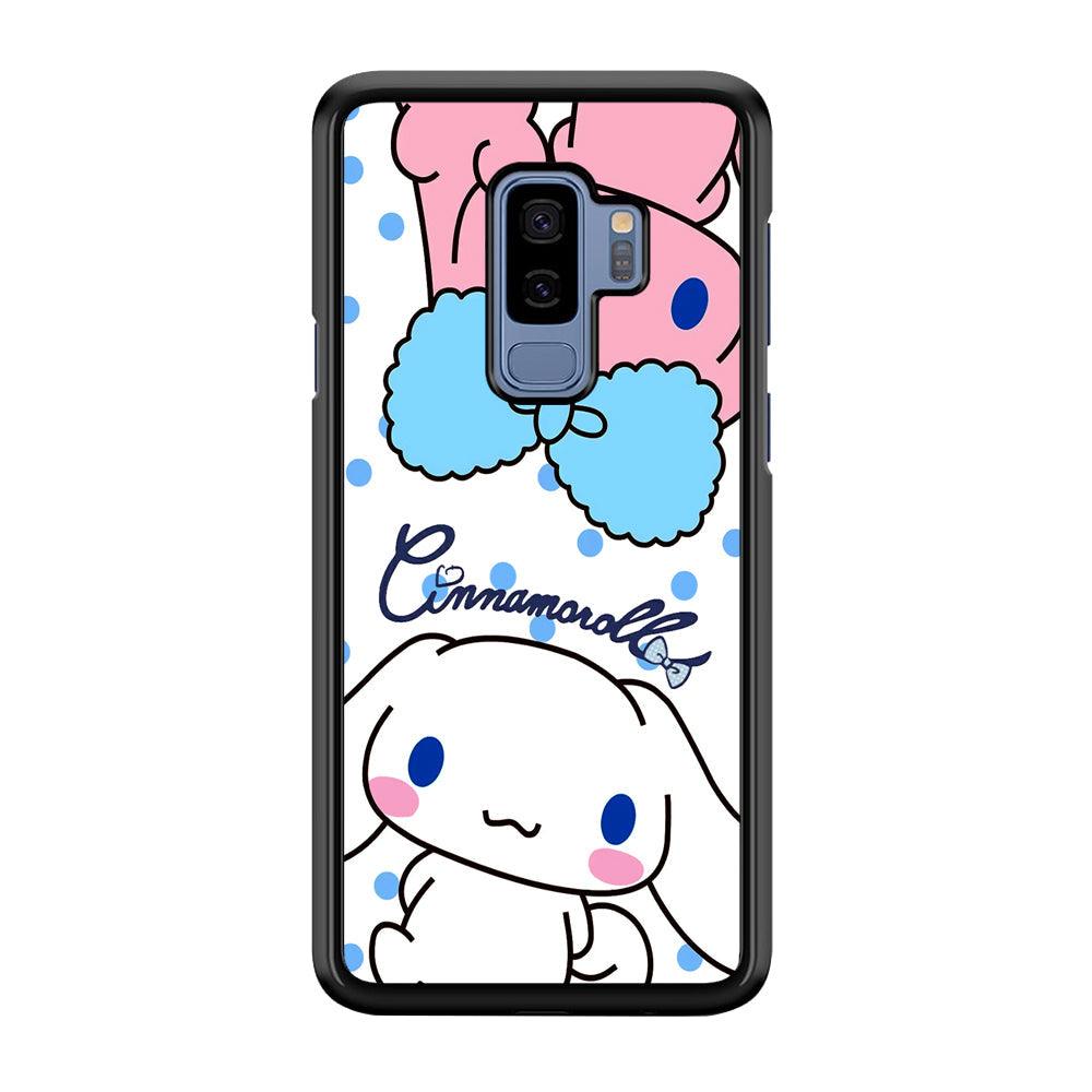 Cinnamoroll Best Comrade Samsung Galaxy S9 Plus Case-Rubber Black (2D Case)-Oxvistore