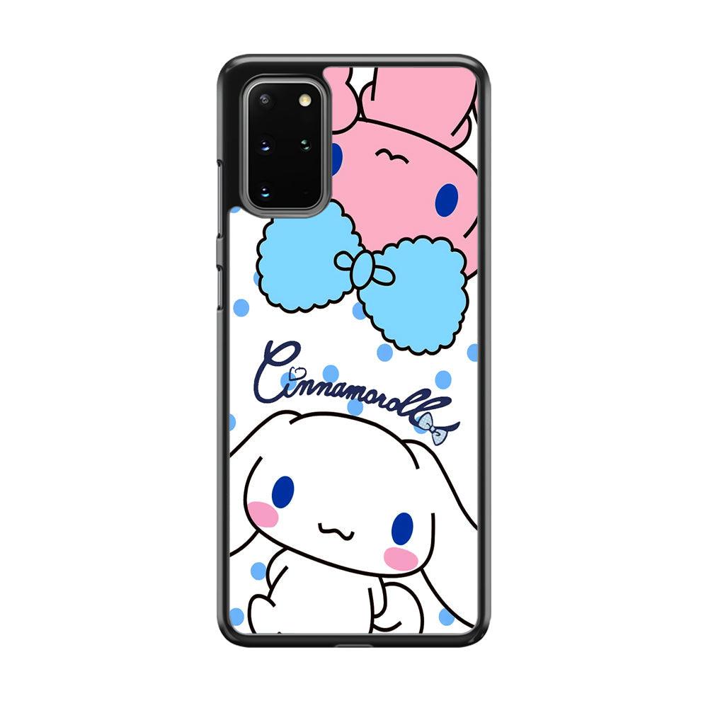 Cinnamoroll Best Comrade Samsung Galaxy S20 Plus Case-Rubber Black (2D Case)-Oxvistore