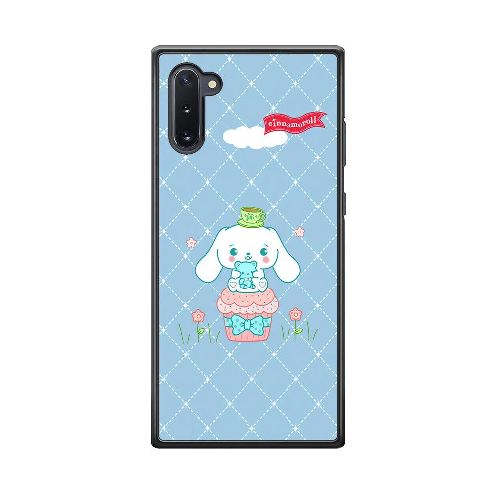 Cinnamoroll Flag in The Sky Samsung Galaxy Note 10 Case-Rubber Black (2D Case)-Oxvistore