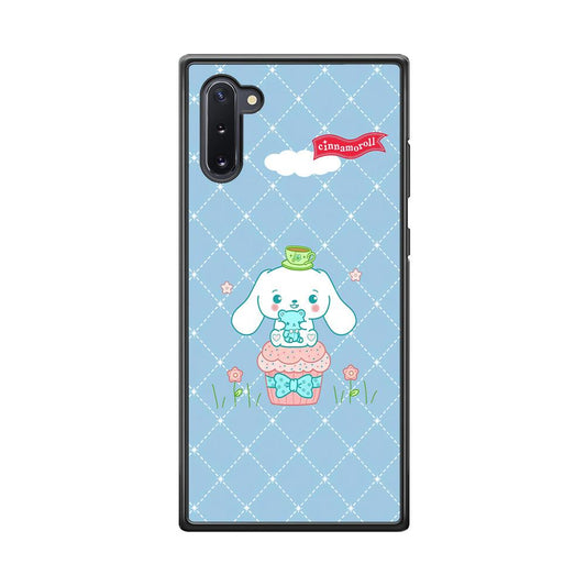 Cinnamoroll Flag in The Sky Samsung Galaxy Note 10 Case-Rubber Black (2D Case)-Oxvistore