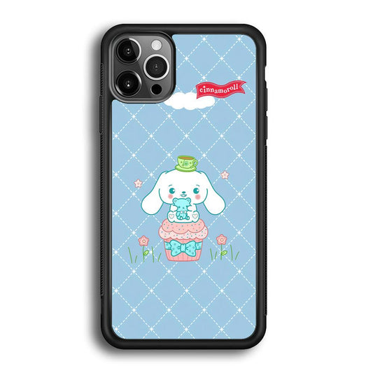 Cinnamoroll Flag in The Sky iPhone 12 Pro Max Case-Rubber Black (2D Case)-Oxvistore