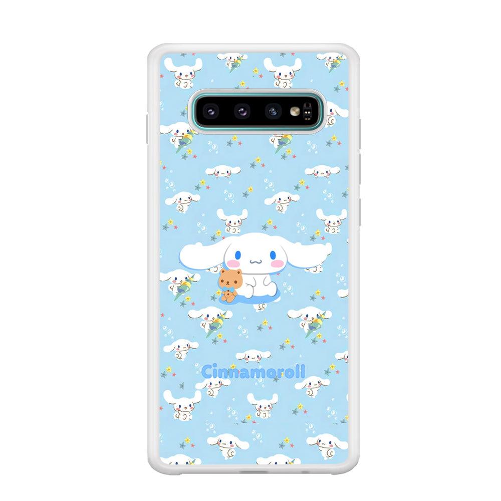 Cinnamoroll Sitting Playing Dolls Samsung Galaxy S10 Plus Case-Oxvistore