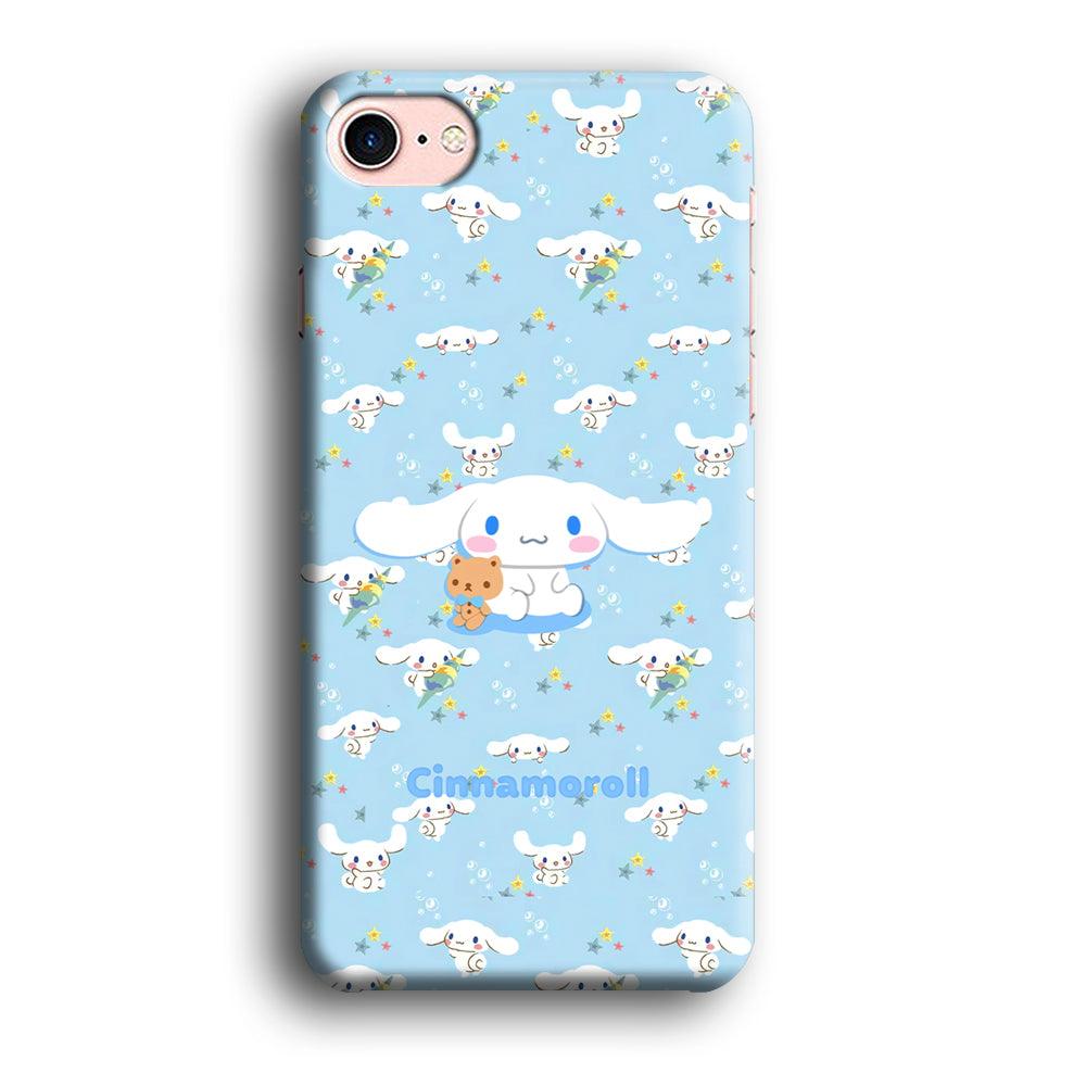 Cinnamoroll Sitting Playing Dolls iPhone 8 Case-Oxvistore