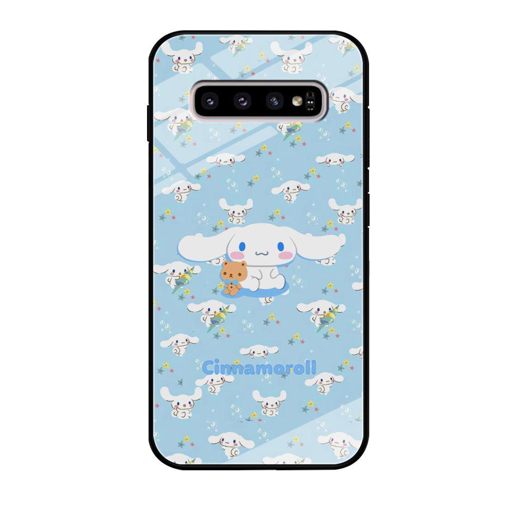 Cinnamoroll Sitting Playing Dolls Samsung Galaxy S10 Plus Case-Oxvistore