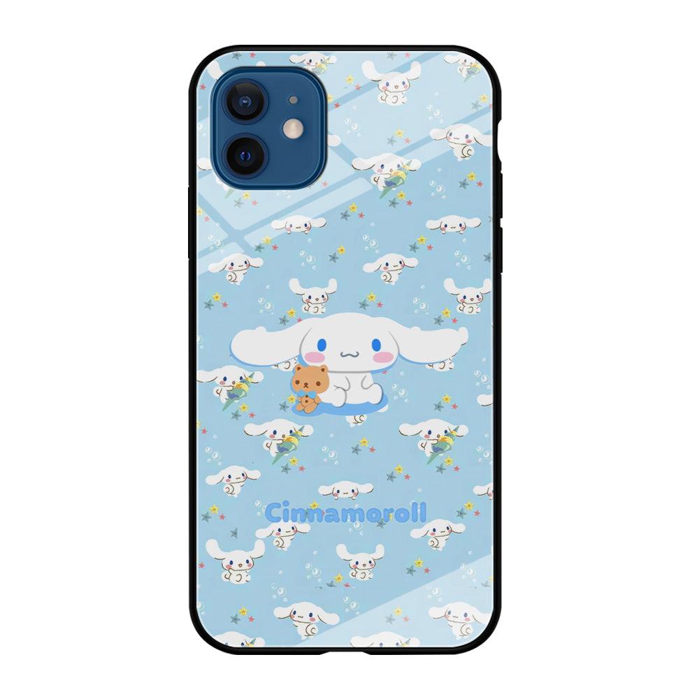 Cinnamoroll Sitting Playing Dolls iPhone 12 Case-Oxvistore