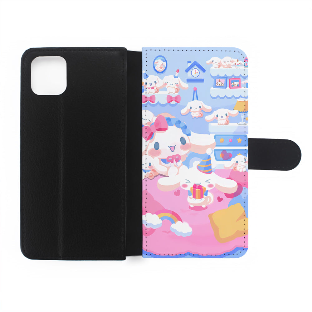 Cinnamoroll's Birthday Flip Wallet Phone Case