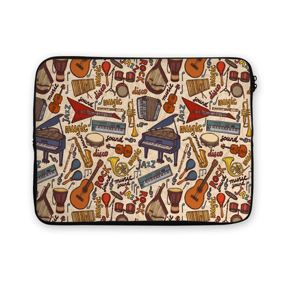 Classical Instruments Music Laptop Sleeve Protective Cover