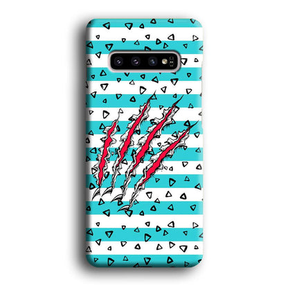 Claw in Triangle Line Samsung Galaxy S10 Case-Oxvistore