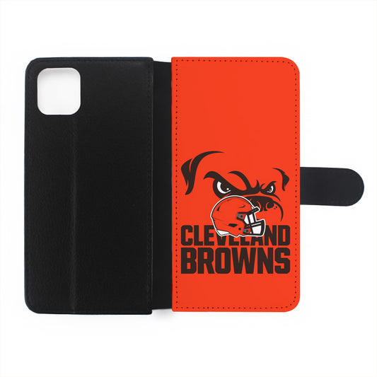 Cleveland Browns Helmet Flip Wallet Phone Case