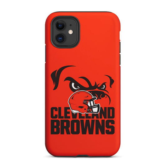 Cleveland Browns Helmet 2 in 1 Tough Phone Case-Oxvistore