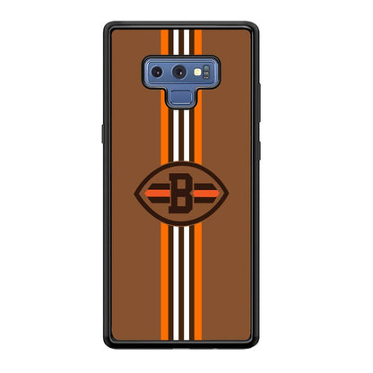 Cleveland Browns Strike Color Pennant Samsung Galaxy Note 9 Case-Oxvistore