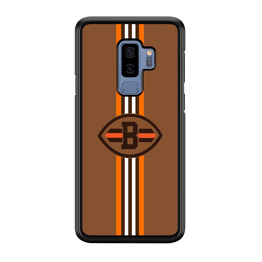 Cleveland Browns Strike Color Pennant Samsung Galaxy S9 Plus Case-Oxvistore