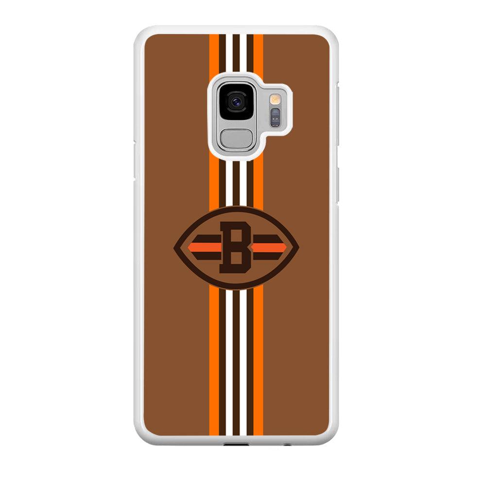 Cleveland Browns Strike Color Pennant Samsung Galaxy S9 Case-Oxvistore