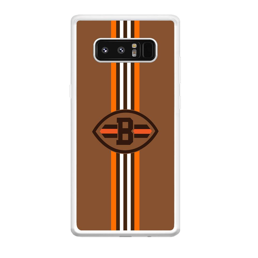 Cleveland Browns Strike Color Pennant Samsung Galaxy Note 8 Case-Oxvistore