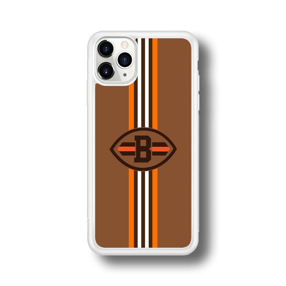 Cleveland Browns Strike Color Pennant iPhone 11 Pro Case-Oxvistore