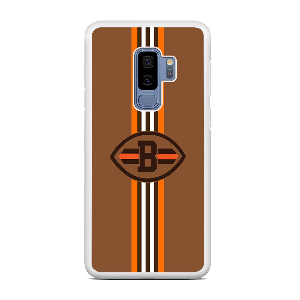 Cleveland Browns Strike Color Pennant Samsung Galaxy S9 Plus Case-Oxvistore