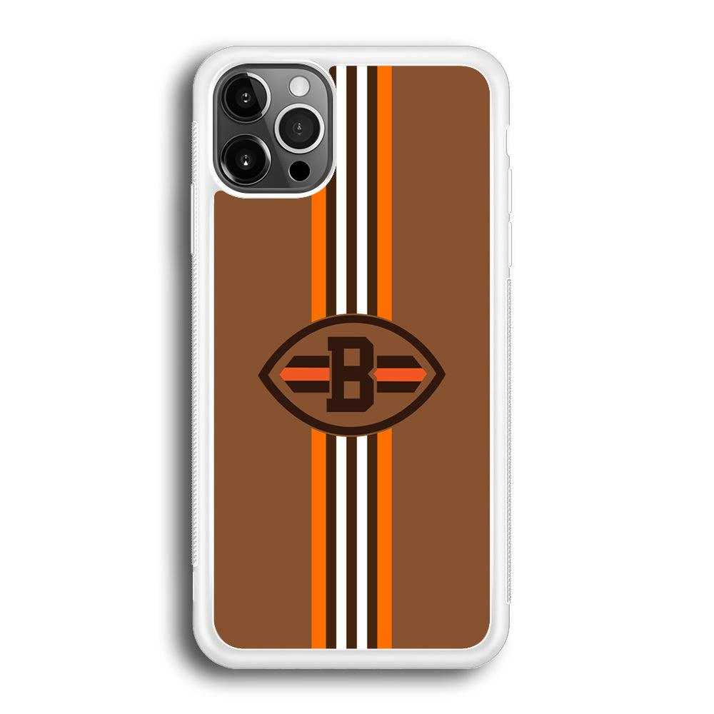 Cleveland Browns Strike Color Pennant iPhone 12 Pro Case-Oxvistore