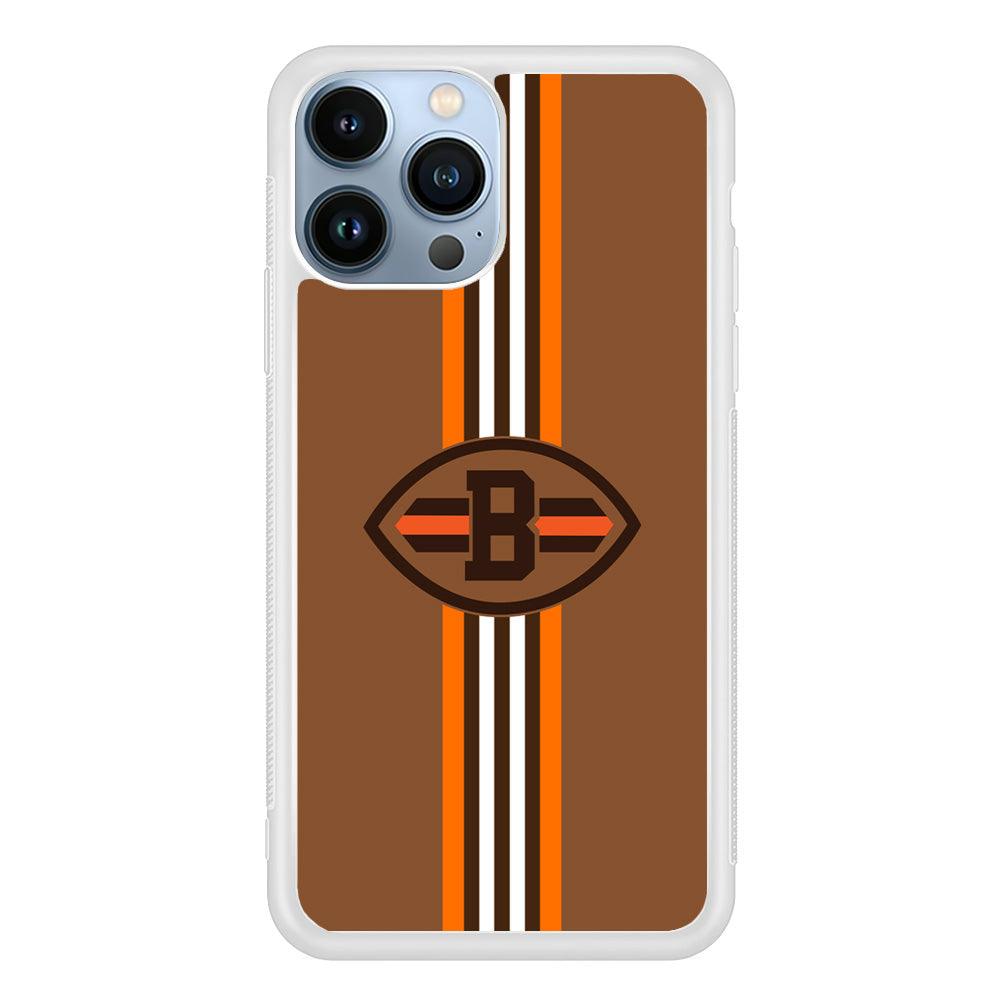 Cleveland Browns Strike Color Pennant iPhone 15 Pro Max Case-Oxvistore