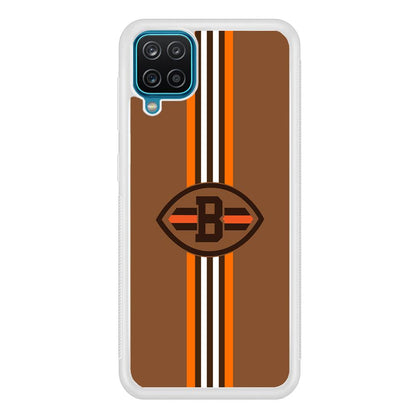 Cleveland Browns Strike Color Pennant Samsung Galaxy A12 Case-Oxvistore