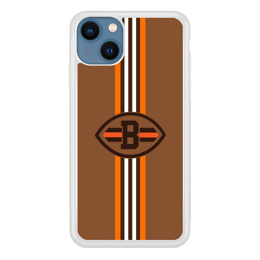 Cleveland Browns Strike Color Pennant iPhone 13 Case-Oxvistore