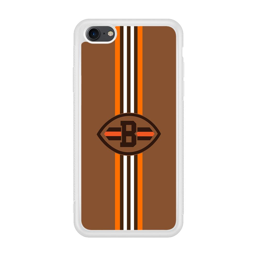 Cleveland Browns Strike Color Pennant iPhone 8 Case-Oxvistore