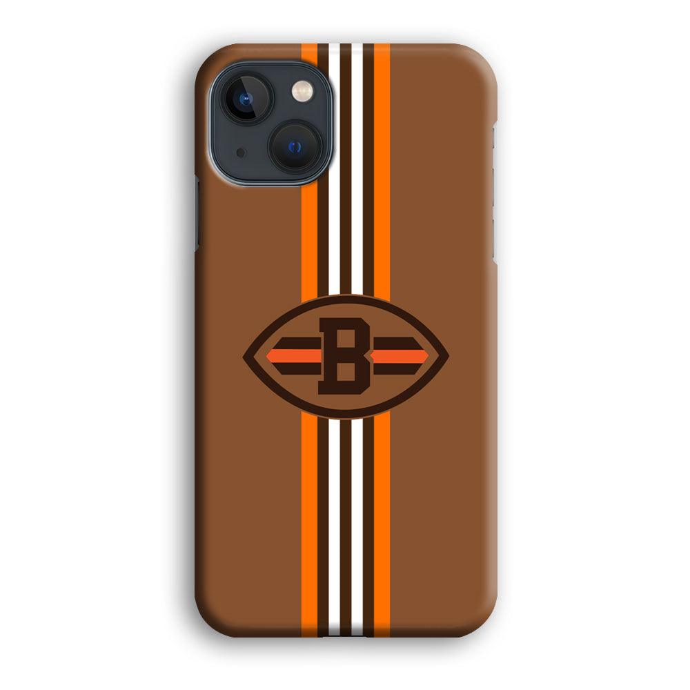 Cleveland Browns Strike Color Pennant iPhone 13 Case-Oxvistore