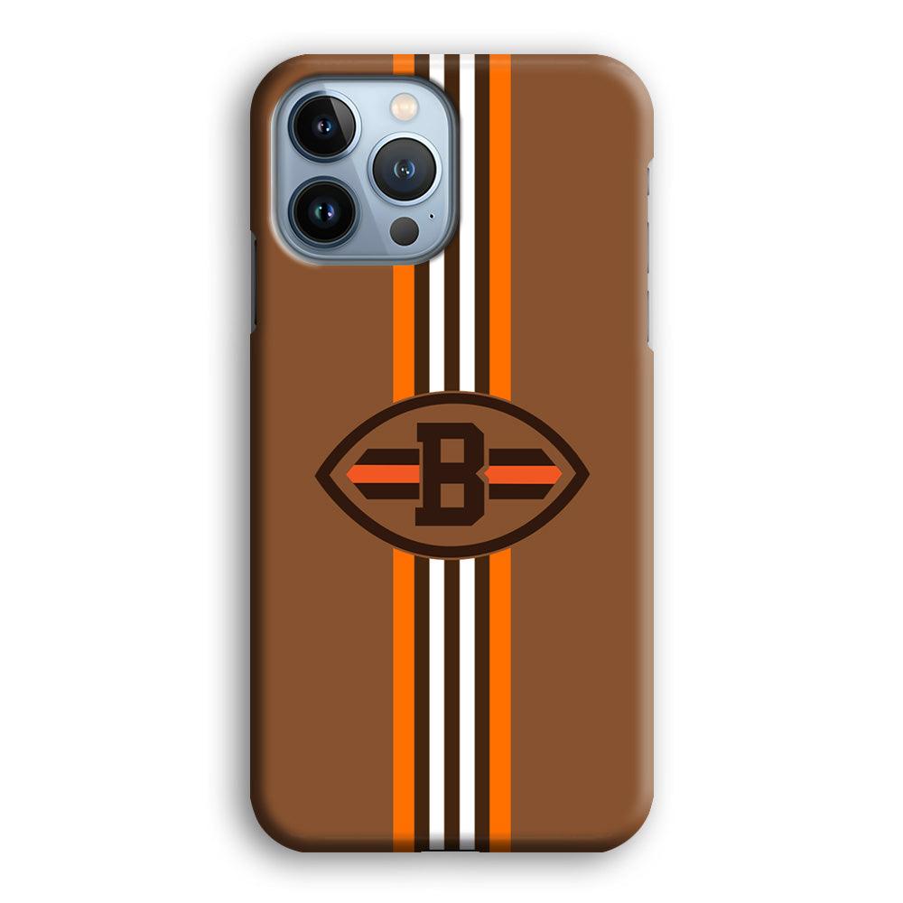 Cleveland Browns Strike Color Pennant iPhone 15 Pro Case-Oxvistore