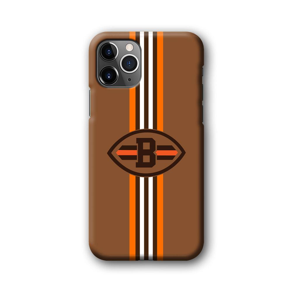 Cleveland Browns Strike Color Pennant iPhone 11 Pro Case-Oxvistore