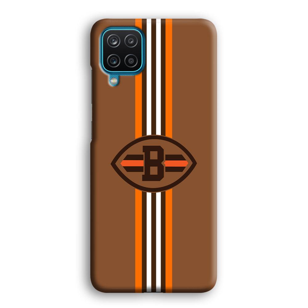 Cleveland Browns Strike Color Pennant Samsung Galaxy A12 Case-Oxvistore