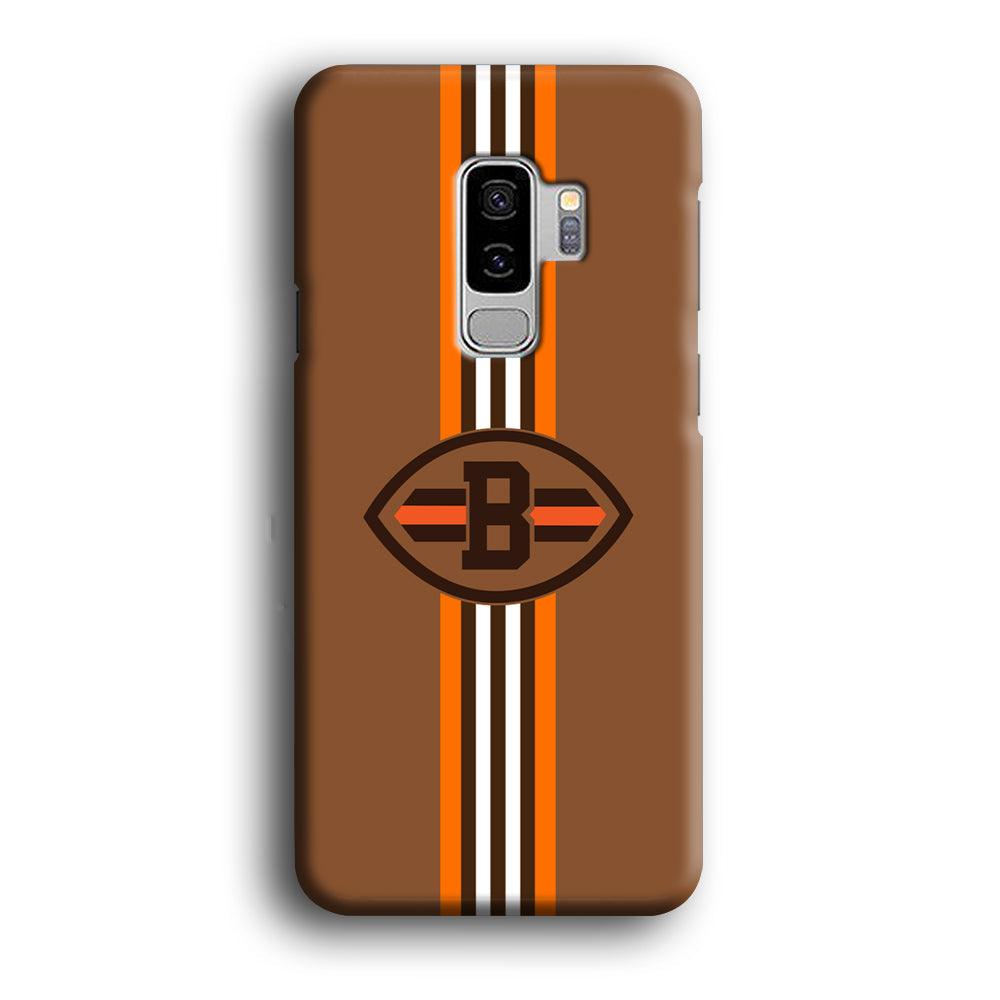 Cleveland Browns Strike Color Pennant Samsung Galaxy S9 Plus Case-Oxvistore