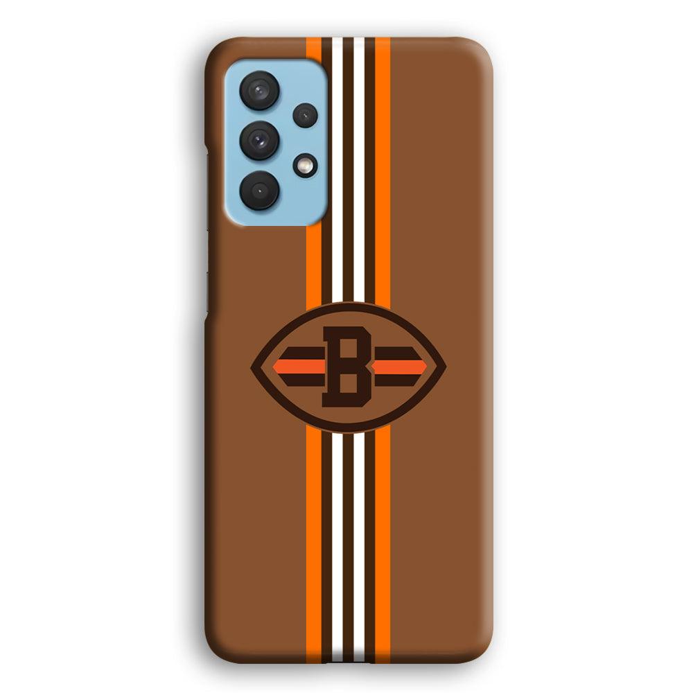 Cleveland Browns Strike Color Pennant Samsung Galaxy A32 Case-Oxvistore