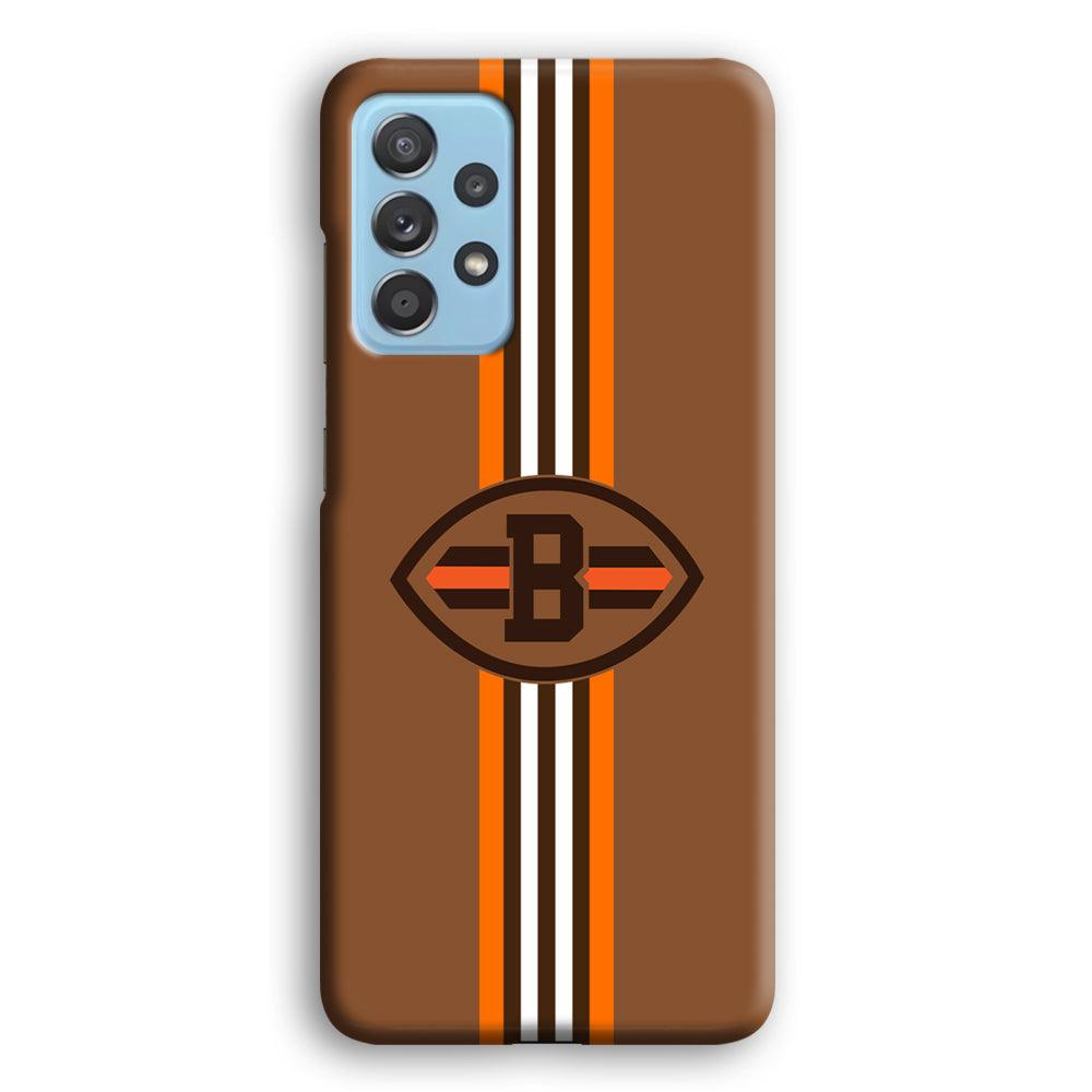 Cleveland Browns Strike Color Pennant Samsung Galaxy A52 Case-Oxvistore