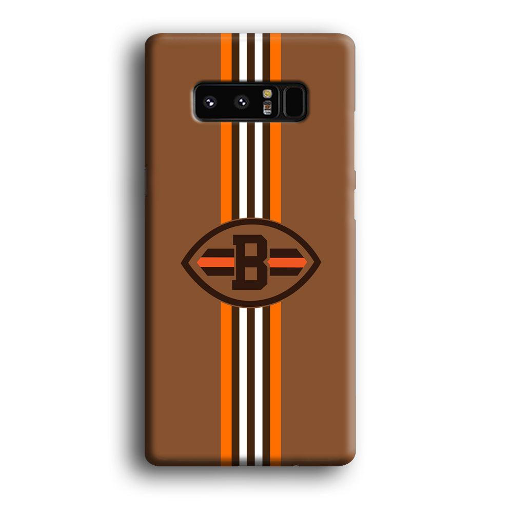 Cleveland Browns Strike Color Pennant Samsung Galaxy Note 8 Case-Oxvistore