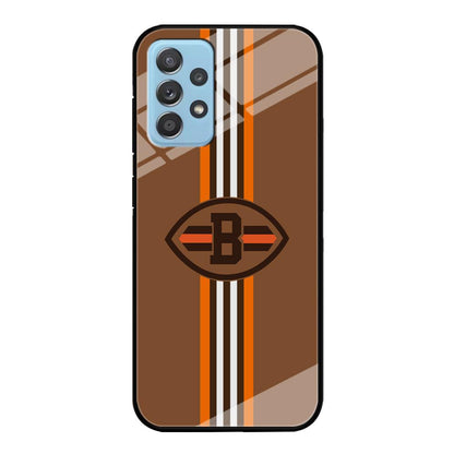 Cleveland Browns Strike Color Pennant Samsung Galaxy A52 Case-Oxvistore