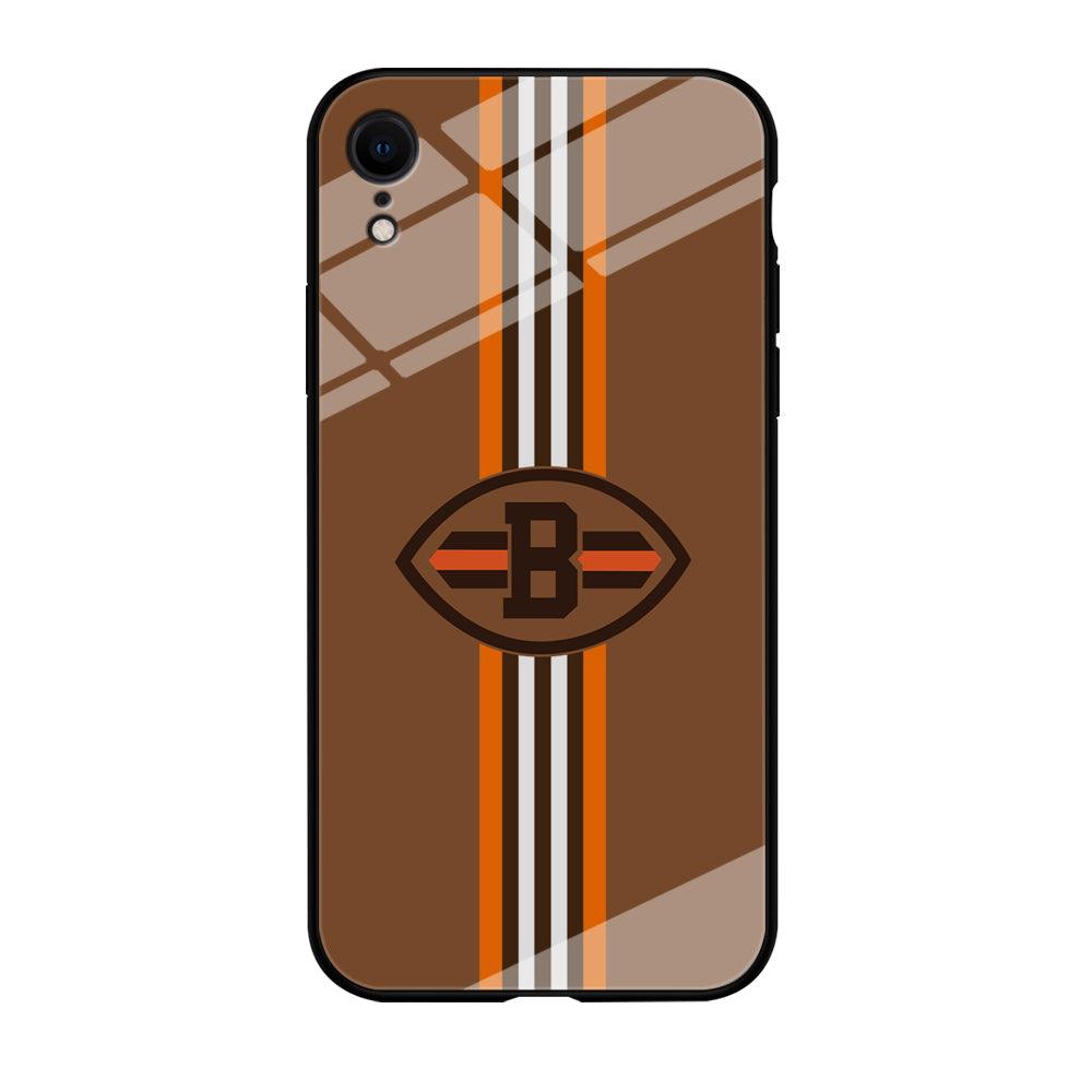 Cleveland Browns Strike Color Pennant iPhone XR Case-Oxvistore