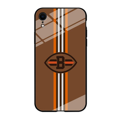 Cleveland Browns Strike Color Pennant iPhone XR Case-Oxvistore