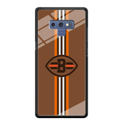 Cleveland Browns Strike Color Pennant Samsung Galaxy Note 9 Case-Oxvistore