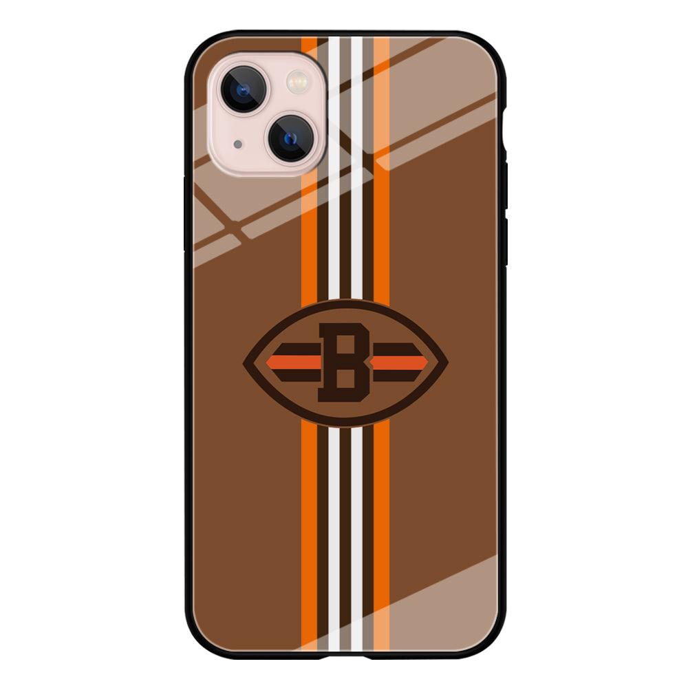 Cleveland Browns Strike Color Pennant iPhone 13 Case-Oxvistore