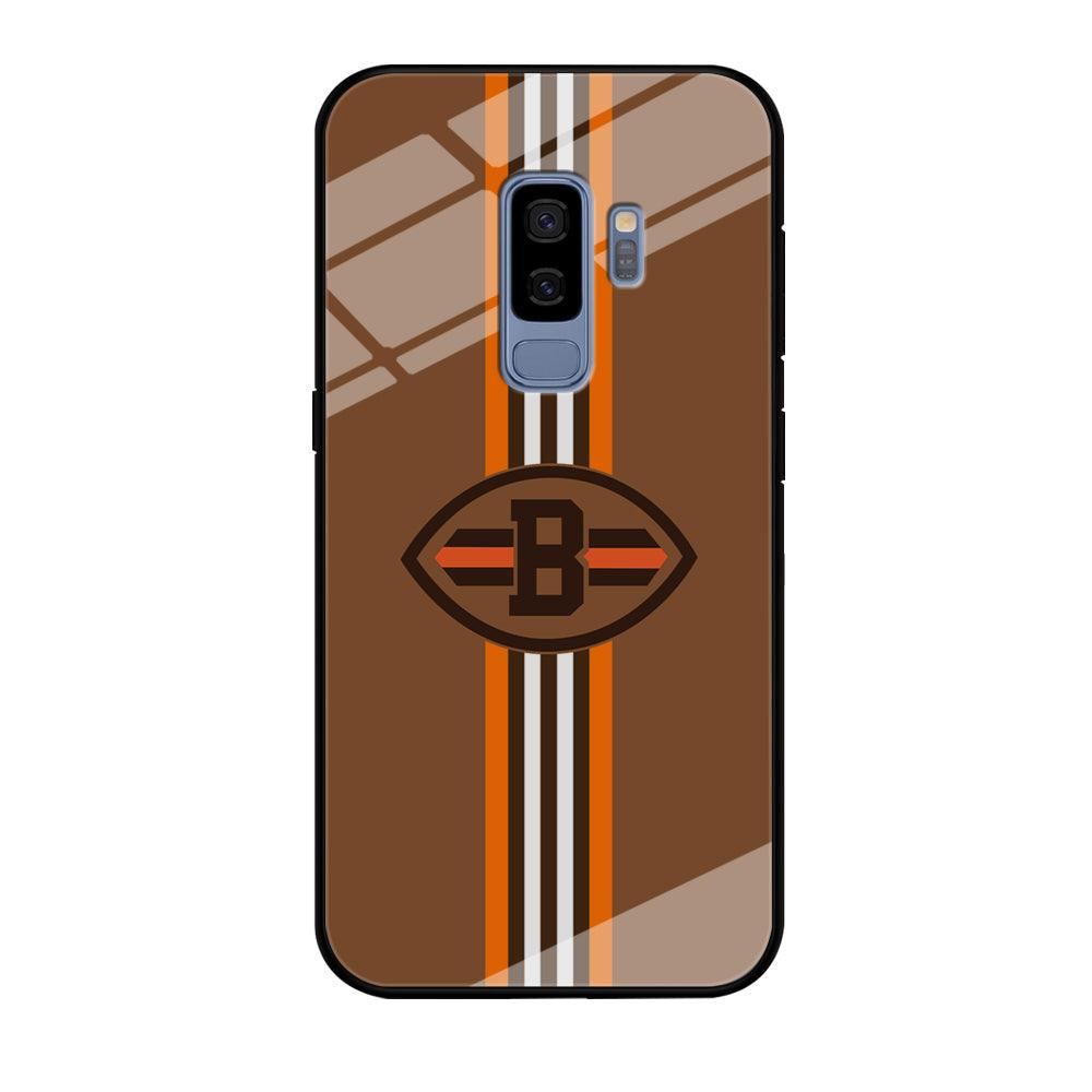 Cleveland Browns Strike Color Pennant Samsung Galaxy S9 Plus Case-Oxvistore