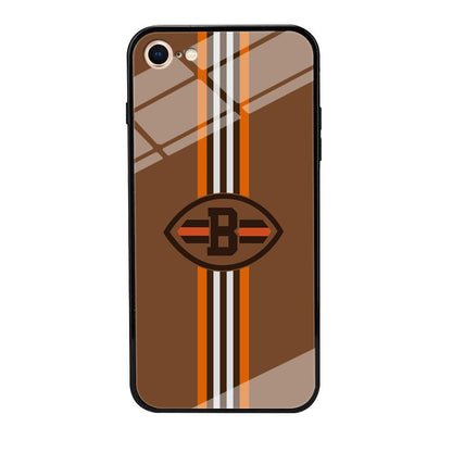 Cleveland Browns Strike Color Pennant iPhone 8 Case-Oxvistore