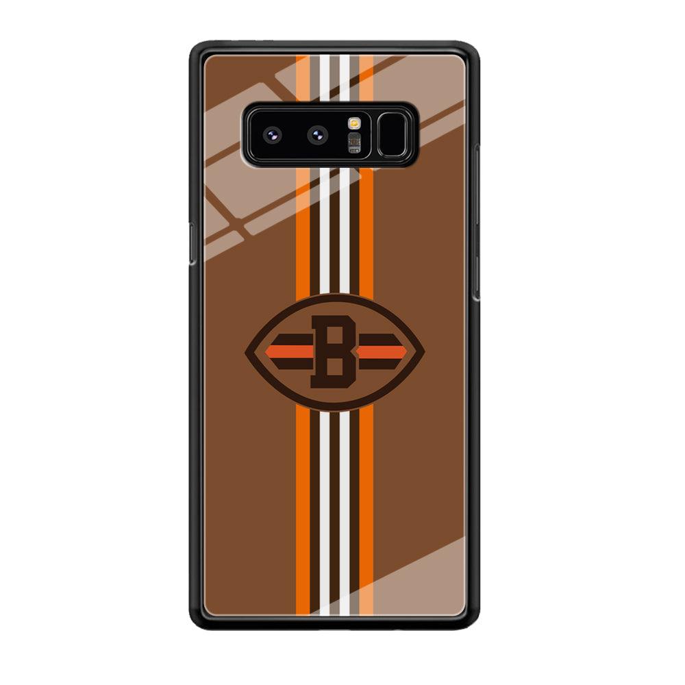 Cleveland Browns Strike Color Pennant Samsung Galaxy Note 8 Case-Oxvistore