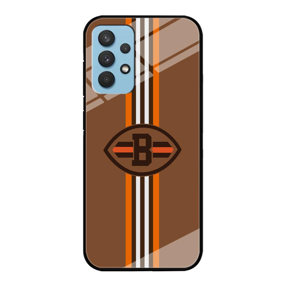 Cleveland Browns Strike Color Pennant Samsung Galaxy A32 Case-Oxvistore