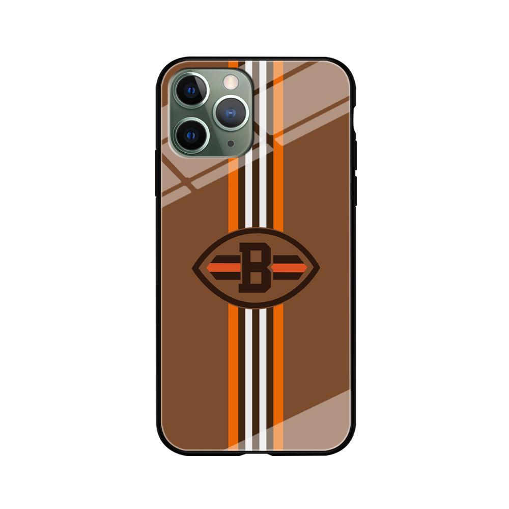 Cleveland Browns Strike Color Pennant iPhone 11 Pro Case-Oxvistore