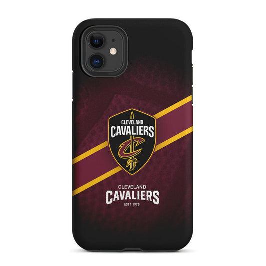 Cleveland Cavaliers Logo 2 in 1 Tough Phone Case-Oxvistore