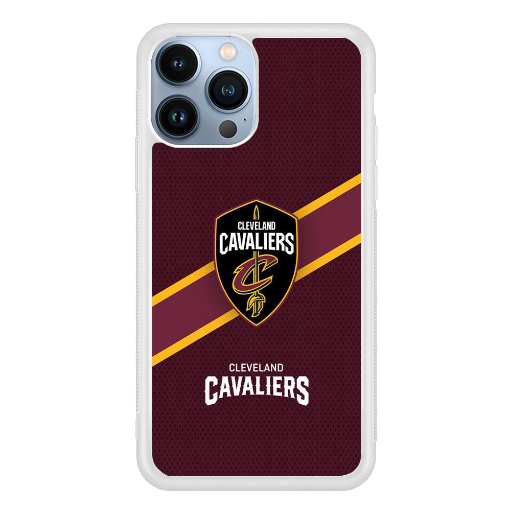 Cleveland Cavaliers Purple Phantom iPhone 14 Pro Max Case-Oxvistore