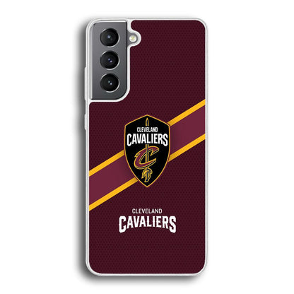 Cleveland Cavaliers Purple Phantom Samsung Galaxy S21 Plus Case-Oxvistore